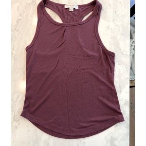 Spiritual Gangster Plum Racerback top small